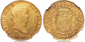 Ferdinand VII gold 8 Escudos 1818/7 Mo-JJ XF40 NGC, Mexico City mint, KM161, Cal-1796. HID09801242017 © 2025 Heritage Auctions | All Rights Reserved w...