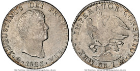 Augustin I Iturbide 8 Reales 1823 Mo-JM UNC Details (Cleaned) NGC, Mexico City mint, KM310. 8JRM below. Short Uneven Truncation. HID09801242017 © 2025...