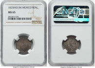 Republic Real 1825 Mo-JM MS65 NGC, Mexico City mint, KM372.8. HID09801242017 © 2025 Heritage Auctions | All Rights Reserved www.HA.com/TexasAuctioneer...