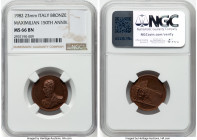 "Maximilian 150th Anniversary" bronze Medal 1982 MS66 Brown NGC, 23mm. By Teruggi. HID09801242017 © 2025 Heritage Auctions | All Rights Reserved www.H...