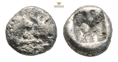 Kingdom of Lydia, Kroisos AR 1/24 Stater. (0.40g, 6.4mm) Sardes, circa 561-546 B...