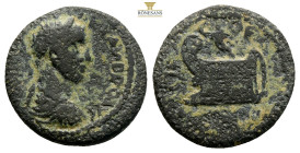 Thrace, Coela. Commodus, as Caesar. AE (4g, 18.7mm) Circa AD 175-177. [...] CAESAR GERMA, bare-headed, draped and cuirassed bust to right / AELI MVNIC...