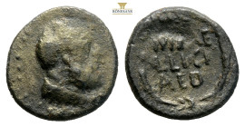 Uncertain. Possibly Mysia, Uncertain, possibly Parium. Uncertain Roman Aediles. ca. late 1st century B.C. - 1st half of 1st century A.D. AE (1.59g, 11...