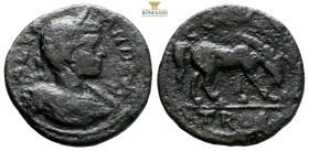 Troas,Alexandria. Severus Alexander, AD 222-235. (7.92g, 23.8mm) IMP M AV S ALEXANDRV(sic), laureate, draped and cuirassed bust to right / CO ALE, hor...