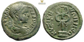 Mysia, Kyzikos. Gordian III. AD 238-244. AE (5.71g, 21.7mm) Α [Κ Μ] ΑΝ ΓΟΡΔΙΑΝΟϹ, laureate, draped and cuirassed bust to right, seen from behind / ΚΥΖ...