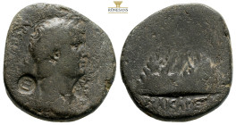 Cappadocia, Caesarea. Hadrian. AD 117-138 AE (15.77g, 27.1mm) ΑΥΤ ΚΑΙϹ ΤΡΑΙΑΝΟϹ ΑΔΡΙΑΝΟϹ ϹΕ. Laureate head of Hadrian, right. ΕΠΙ ϹΕΚΟΥΝΔΟΥ ΕΤ ΙΑ. Mou...