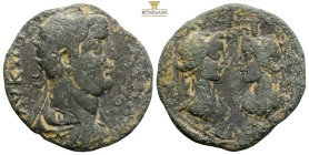 Cilicia, Seleucia ad Calycadnus. Valerian I, AD 253-260. Hexassarion AE (12.92g, 32.1mm) ΑΥ Κ ΠΟ ΛΙΚ ΟΥΑΛЄΡΙΑΝ/ΟC Radiate, draped and cuirassed bust o...