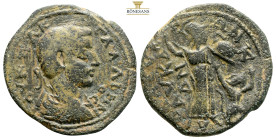 Cilicia, Seleucia ad Calycadnum. Gallienus. AD 253-268. AE (9.48g, 27.5mm) ΑΥ Κ Π ΛΚ ΓΑΛΛΙΗΝΟϹ. Laureate, draped and cuirassed bust of Gallienus, righ...