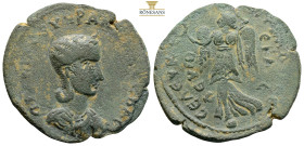 Cilicia, Seleucia ad Calycadnum. Otacilia Severa, wife of Philip I. Augusta, AD 244-249. AE (12.39g, 35mm) Diademed and draped bust right / Nike aligh...