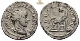 Gordian III AR Antoninianus. Rome AD 238-244 (4.49g, 21.4mm) IMP GORDIANVS PIVS FEL AVG. Radiate, draped & cuirassed bust right. FORTVNA REDVX. Fortun...