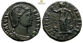 Galeria Valeria (wife of Galerius). Alexandria, AE Follis. AD 308. (6.95g, 23.5mm) GAL VALERIA AVG, diademed and draped bust right / VENERI VICTRICI, ...