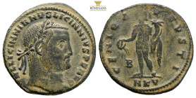 Licinnus I AE Follis. Cyzicus. AD 308-324. (6.02g, 25.5mm) Cyzicus, mint, 6th officina. Struck circa 311-312 AD. VAL LICINNIANVS LICINNIVS P F AVG, la...