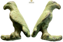 Roman eagle statuette (AD 1st–2nd centuries) A bronze eagle with folded wings. (39.44g, 38.7mm)