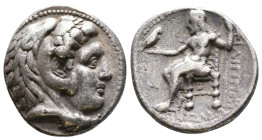 KINGS of MACEDON. Alexander III "the Great" (336-323 BC.Tetradrachm. Condition: Very Fine

Weight: 16,74 gr. Diameter: 27,2 mm