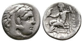 KINGS of MACEDON. Alexander III "the Great" (336-323 BC). AR Drachm Condition: Very Fine

Weight: 3,98 gr. Diameter: 16,1 mm
