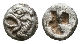 Ionia, Phokaia AR Diobol. late 6th C. BC. Head of griffin l. / Four-part incuse square. Reference: Condition: Very Fine

Weight: 0,82 gr. Diameter: ...