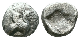 Uncertain. 4th century BC. AR Obol . Reference: Condition: Very Fine

Weight: 2,64 gr. Diameter: 12,3 mm
