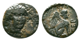 TROAS. Gergis. Ae (4th century BC). Obv: Laureate head of Sibyl Herophile facing slightly right. Rev: ΓΕΡ. Sphinx seated right. Condition: Very Fine
...