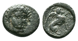 TROAS. Gergis. Ae (4th century BC). Obv: Laureate head of Sibyl Herophile facing slightly right. Rev: ΓΕΡ. Sphinx seated right. Condition: Very Fine
...