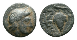 AEOLIS.Temnos.(Circa 200 BC) AE Bronze Condition: Very Fine

Weight: 0,56 gr. Diameter: 8,9 mm