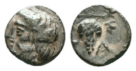 AEOLIS. Temnos. Ae (3rd century BC). Obv: Head of Dionysos left, wearing ivy wreath. Rev: T - A. Grape bunch on vine. Condition: Very Fine

Weight: ...