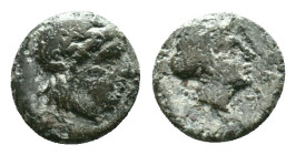 Greek, Mysia, Pergamon. ca. 310-284 B.C. Head of Herakles right, wearing lion's skin headdress / ΠEP, Helmeted head of Athena right. Condition: Very F...