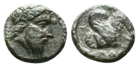 MYSIA, Adramytion. 4th century BC. Æ . Laureate head of Zeus right / Forepart of Pegasos right; grain ear below. Condition: Very Fine

Weight: 1,62 ...