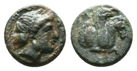 Greek Coins. 4th - 3rd century B.C. AE Reference: Condition: Very Fine

Weight: 1,22 gr. Diameter: 10,7 mm
