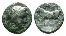 Greek Coins. 4th - 3rd century B.C. AE Reference: Condition: Very Fine

Weight: 1,46 gr. Diameter: 11,3 mm
