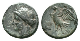 Greek Coins. 4th - 3rd century B.C. AE Reference: Condition: Very Fine

Weight: 1,41 gr. Diameter: mm