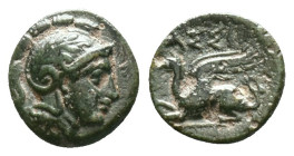 Greek Coins. 4th - 3rd century B.C. AE Reference: Condition: Very Fine

Weight: 1,39 gr. Diameter: 10,2 mm