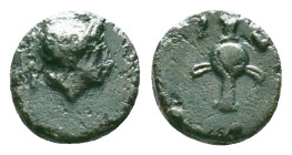 Greek Coins. 4th - 3rd century B.C. AE Reference: Condition: Very Fine

Weight: 0,89 gr. Diameter: 8,9 mm
