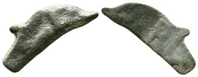 Skythia. Olbia. AE Delfín. 437-410 a.C. (Anokhin-154). Ae. Condition: Very Fine

Weight: 2,68 gr. Diameter: 31,6 mm