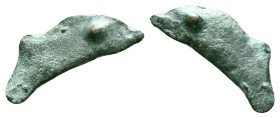 Skythia. Olbia. AE Delfín. 437-410 a.C. (Anokhin-154). Ae. Condition: Very Fine

Weight: 1,02 gr. Diameter: 21,4 mm