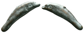 Skythia. Olbia. AE Delfín. 437-410 a.C. (Anokhin-154). Ae. Condition: Very Fine

Weight: 2,21 gr. Diameter: 29,2 mm