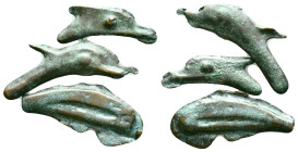 Skythia. Olbia. AE Delfín. 437-410 a.C. (Anokhin-154). Ae. Condition: Very Fine

Weight: 4,68 gr. Diameter: mm