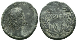 Augustus (27 BC-AD 14). Ae. Reference : Condition: Very Fine 

Weight: 9,63 gr. Diameter: 25,8 mm