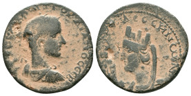 Mesopotamia. Carrhae. Gordian III. AD 238-244. Bronze Æ "Repatinated" Reference : Condition: Very Fine 

Weight: 17,2 gr. Diameter: 27,4 mm