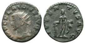 Claudius Gothicus AD 268-270. Antoninianus Æ Reference : Condition: Very Fine 

Weight: 3,39 gr. Diameter: 18,8 mm