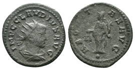Claudius Gothicus AD 268-270. Antoninianus Æ Reference : Condition: Very Fine 

Weight: 2,76 gr. Diameter: 20,1 mm