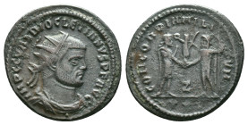 Diocletian (284-305). AE, Antoninianus. Reference : Condition: Very Fine 

Weight: 4,08 gr. Diameter: 22,9 mm