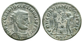 Diocletian (284-305). AE, Antoninianus. Reference : Condition: Very Fine 

Weight: 2,87 gr. Diameter: 19,5 mm