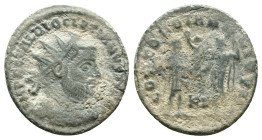 Diocletian (284-305). AE, Antoninianus. Reference : Condition: Very Fine 

Weight: 2,85 gr. Diameter: 20,9 mm
