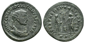 Diocletian (284-305). AE, Antoninianus. Reference : Condition: Very Fine 

Weight: 3,46 gr. Diameter: 22,8 mm