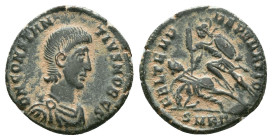 Constantius II, 337 - 361 AD AE Follis Reference : Condition: Very Fine 

Weight: 2,73 gr. Diameter: 17,4 mm