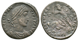 Constantius II, 337 - 361 AD AE Follis Reference : Condition: Very Fine 

Weight: 5,23 gr. Diameter: 22,8 mm