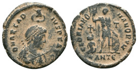 Arcadius. A.D. 383-408. AE "Repatinated" Reference : Condition: Very Fine 

Weight: 4,11 gr. Diameter: 22,6 mm