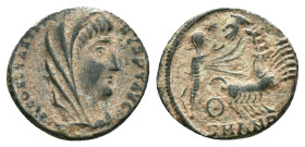 Roman Imperial Divus Constantine I. Died (337 AD). Kyzikos AE Follis Reference : Condition: Very Fine 

Weight: 2,0 gr. Diameter:15,4 mm