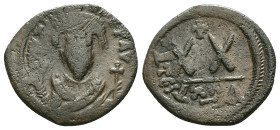 Phocas, AD.602-610. AE Half Follis - 20 Nummi Reference : Condition: Very Fine 

Weight: 5,21 gr. Diameter: 21,9 mm