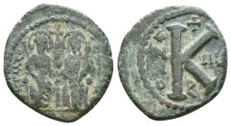 Justin II with Sophia, (565-578 AD) Reference : Condition: Very Fine 

Weight:6,93 gr. Diameter:23,1 mm